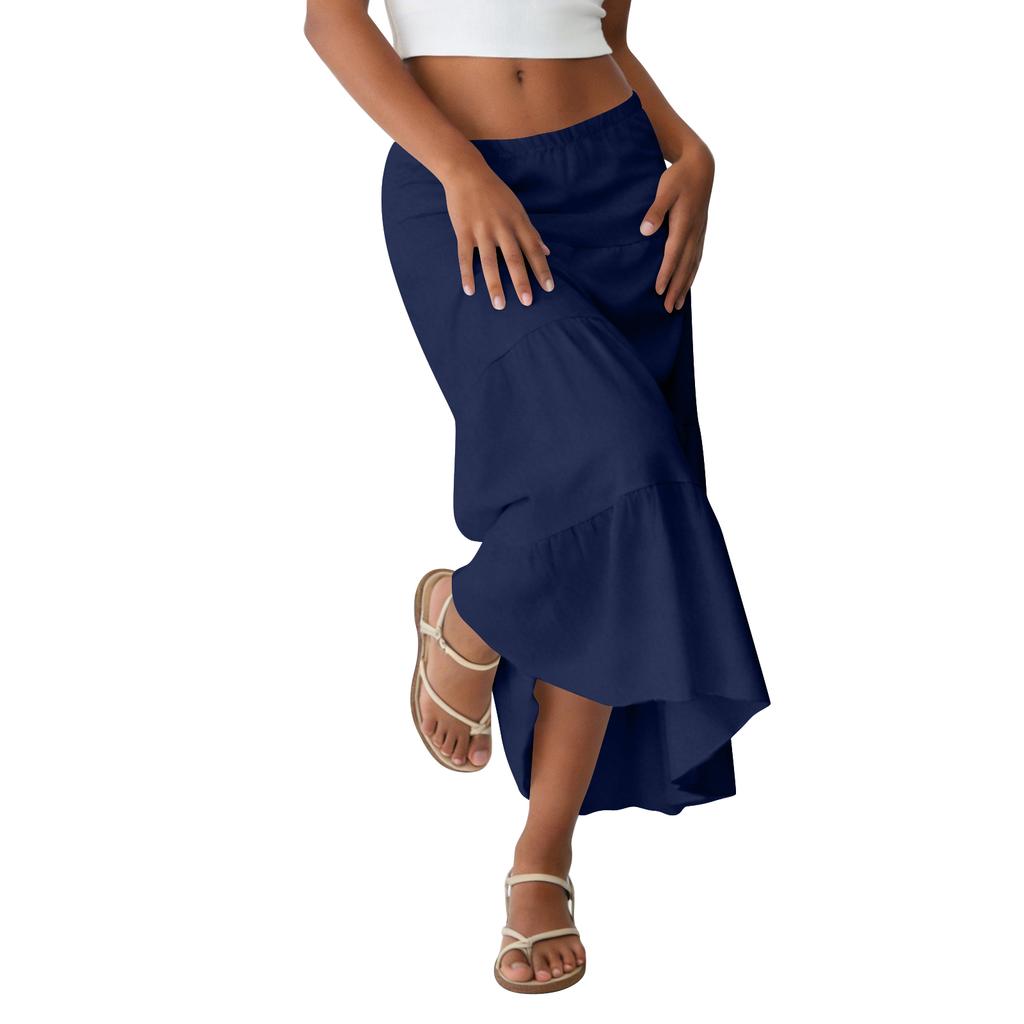 Moda Casual da Donna - Gonna Midi Colorata