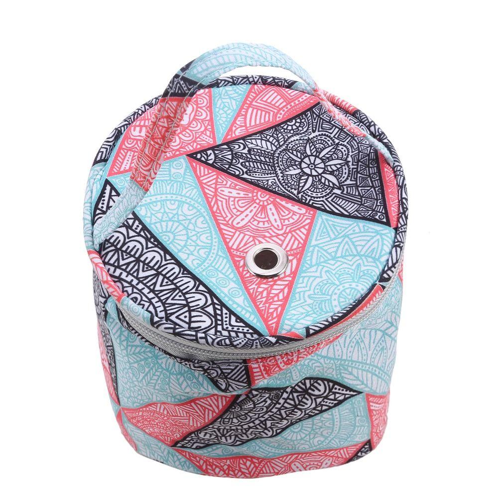 Runde Garnaufbewahrungstasche Strickgarn Wollgarn Tasche Organizer Nadeln Handtasche Haushaltsaufbewahrung