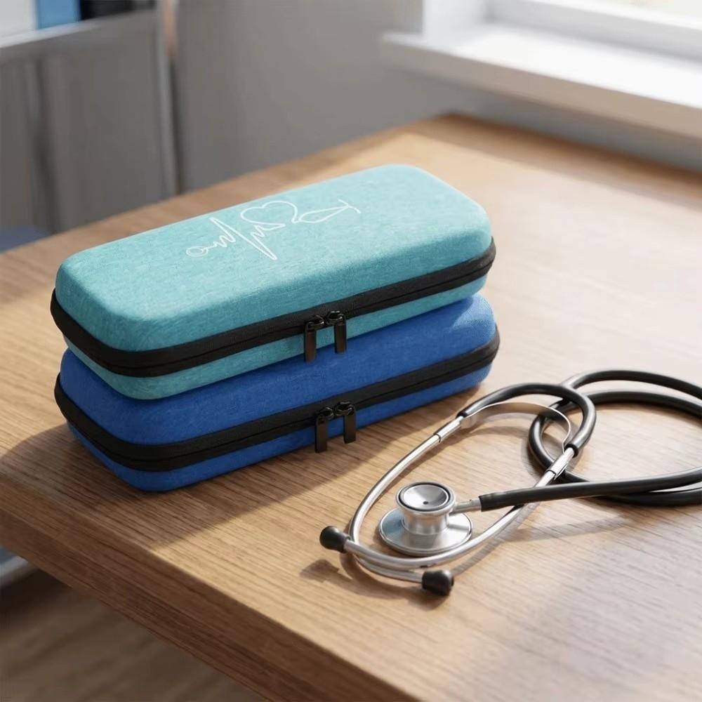 Multi-functional Empty Portable Storage Box Shockproof Stethoscope Case  Travel