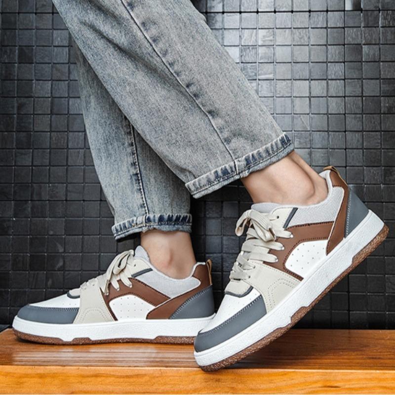 Men Shoes Fashion Breathable Sneakers Thick Soled Sports Shoes Men Spring/Autumn Skateboard Casual Shoes Zapatillas De Deporte