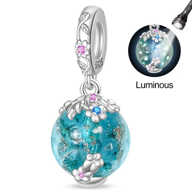 Charms Perlen Kupferrosa Parfümflasche Buchstabe Leuchtendes Glühwürmchen Tarotkarte Perlen Passend für DIY Armbänder Schmuck