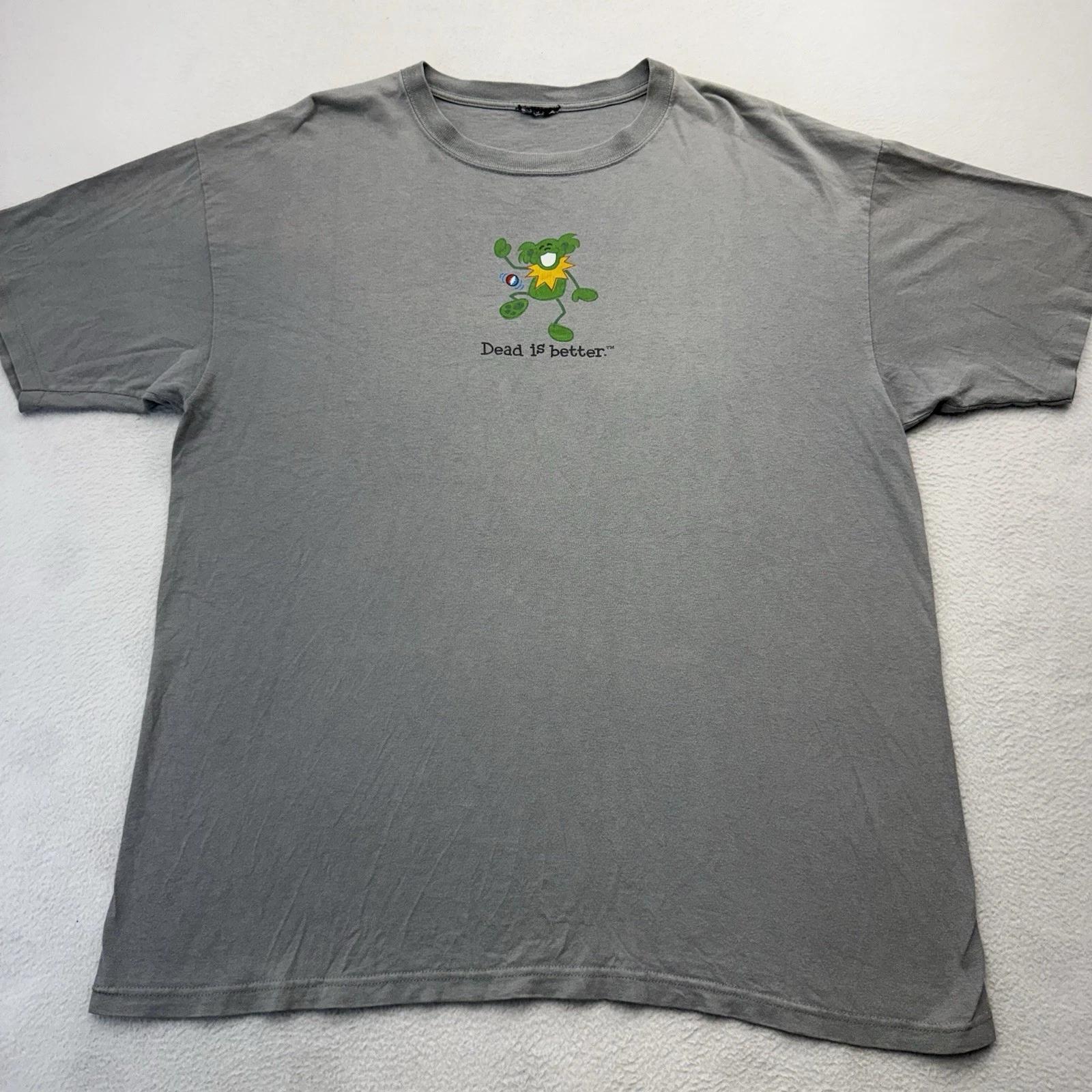 Винтажная футболка Grateful Dead Dancing Bears Dead is Better Liquid Blue 2007 года XL XL