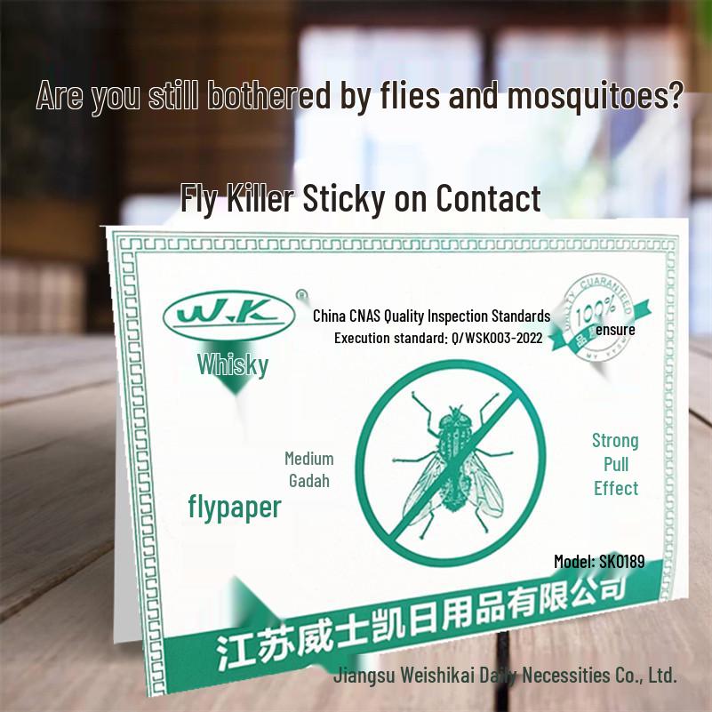 Weishikai Green Fly Paper Trap Stickers