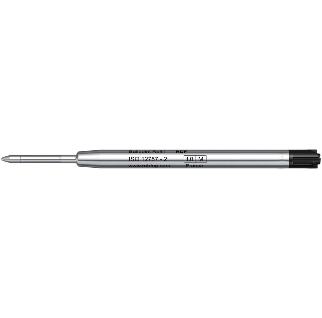 Rotring Ballpoint Pen Black Rapid Refills, (for Pro/Ticky), 5-Pack