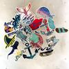 50Pc Waves Beach Surfing Stickers Same Cute Stickers Vtuber Luggage Stickers Mug Stickers Notebook Decoration Stickers