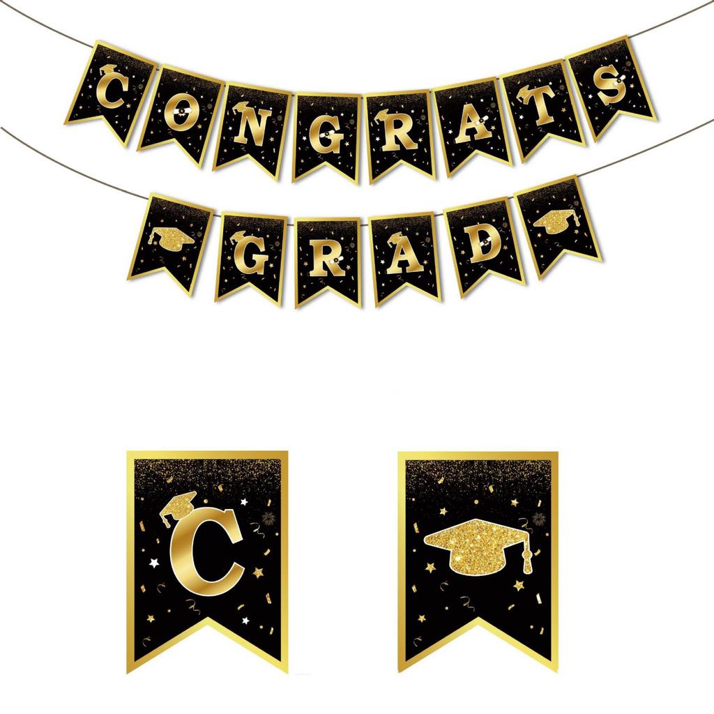 Graduation , Campus Graduation Decoration, Party Banner Decoration, Indoor Dining Event