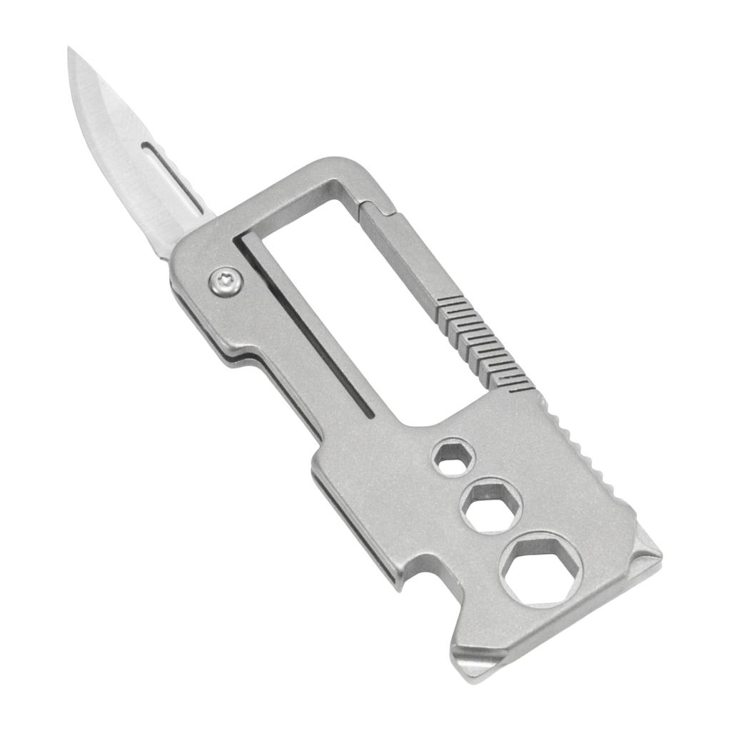 STEELMIGHT Key Titanium EDC Bottle Phillips Flathead Bicycle Mountaineering Keychain, Multi-Function Ring, Alloy, Tool, Multi-Tool, Opener,