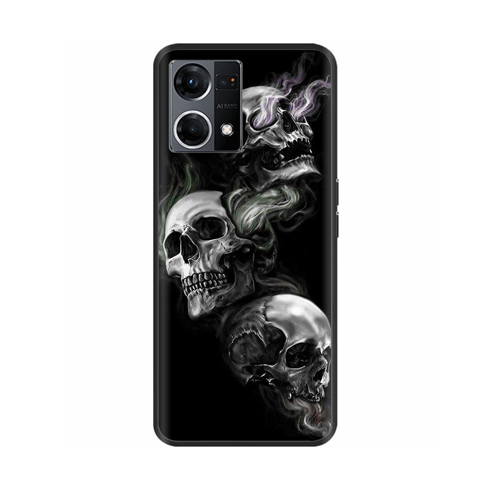 Hülle für Oppo Reno7 4G Hülle Reno7 Silikon Weich Stoßfest TPU Rückseiten für OPPO F21 Pro Reno 7 4G Hülle Schwarze Bumper Fundas
