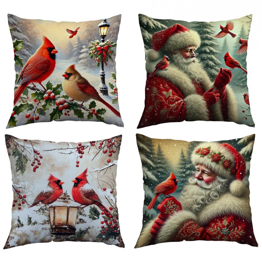 New Throw Pillow Cover Christmas Home Decoration Christmas Snowflake Pillow Cover Living Room Sofa Cushion Cover