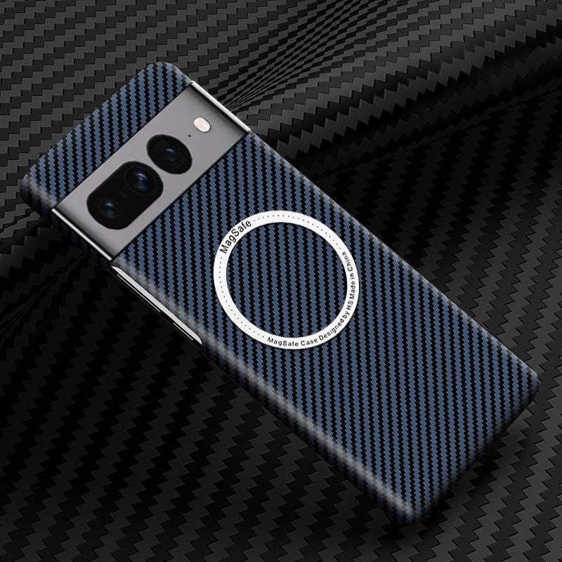 Google Pixel 7 Pro Magnetic Case: Wireless Charging & Carbon Fiber Protection for Pixel 7A