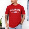250 America Years of Independence for Everyone TShirt Patriotic Personage Vintage Simple Casual Style Tops Camisetas for Mans