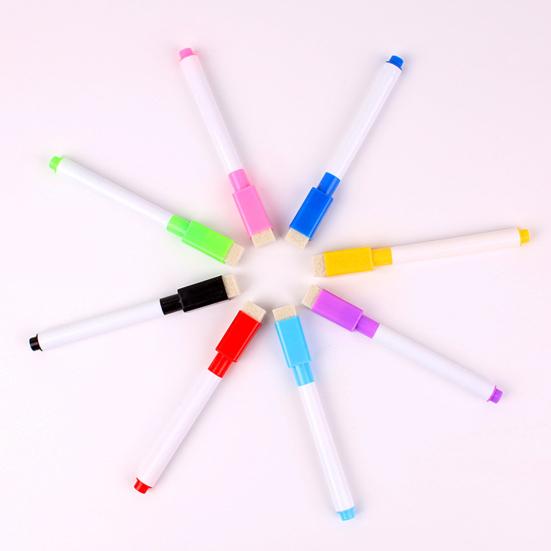 8Pcs Painting Pens Watercolor Erasable Plastic Practical Color Gel Ink Pen for Office