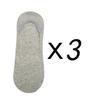 3 Pairs/Lot Men's Summer Bamboo Breathable Invisible Socks Low Cut Casual Cotton Boat Non-Slip No Show High Quality Sock