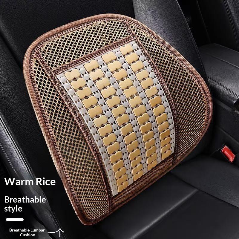 

Summer Car Seat Cushion Bamboo Slice Cool Cushion Universal Breathable Cool Cushion in All Seasons