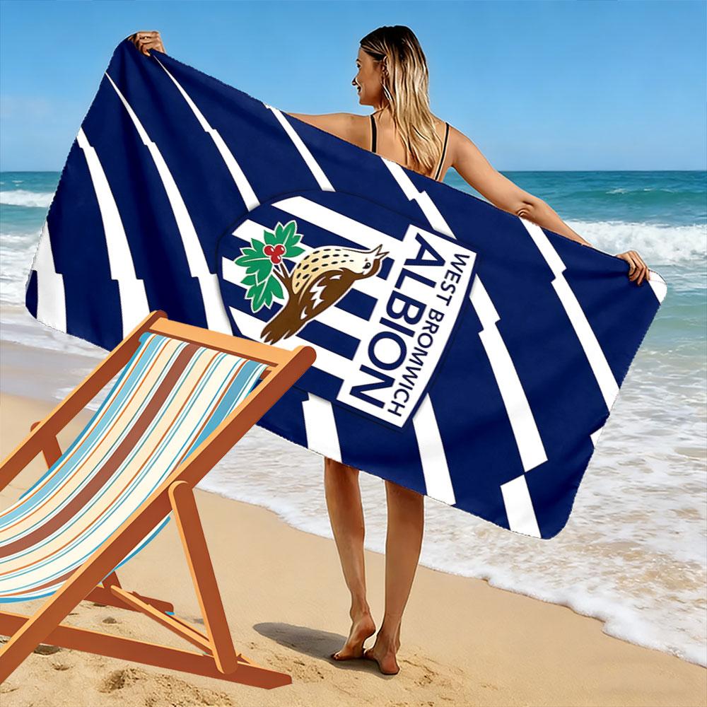 Striking bird emblem elegance Print beach towel, quick drying, suitable for travel, outdoor sports, jogging, the beach and swimming, gift