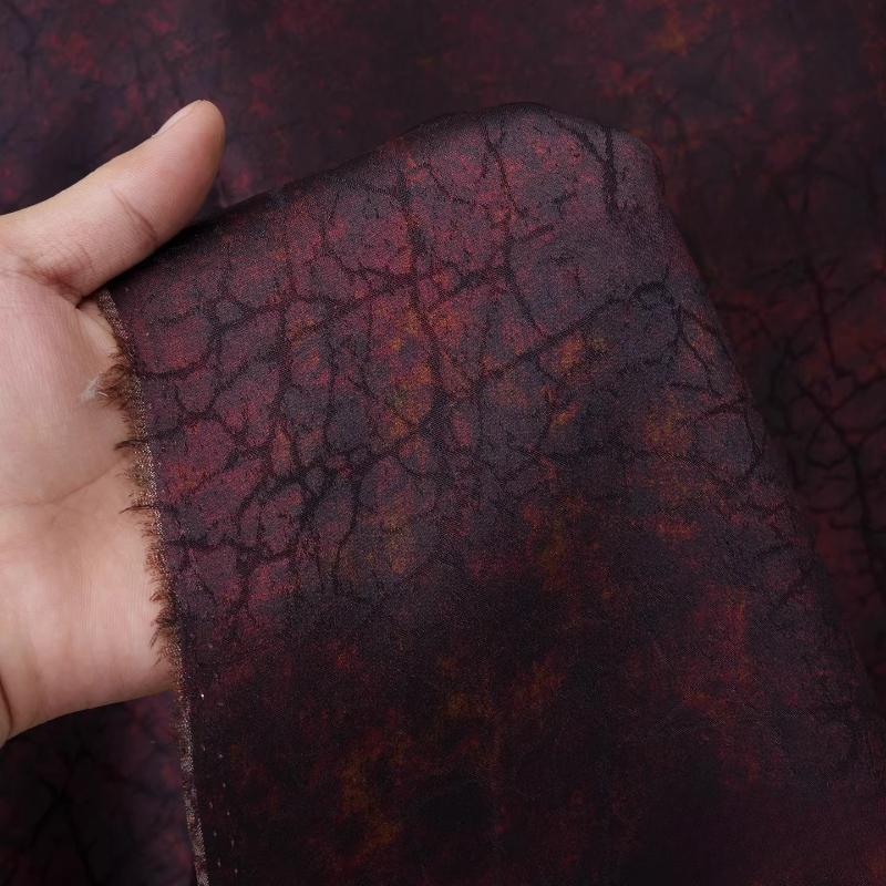Tessuto Jacquard Nuvola Profumata con Motivo a Guscio di Tartaruga per Cucire Nuovo Tessuto per Gonna Hanfu Cheongsam in Stile Cinese Antico