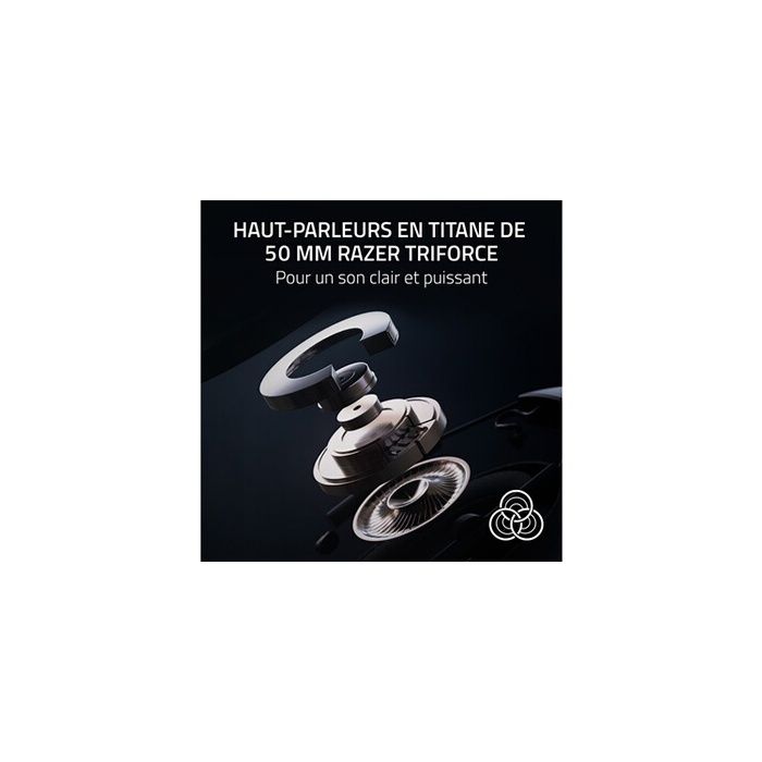 Casque PC Razer BlackShark V2 Pro - Sans fil - Noir