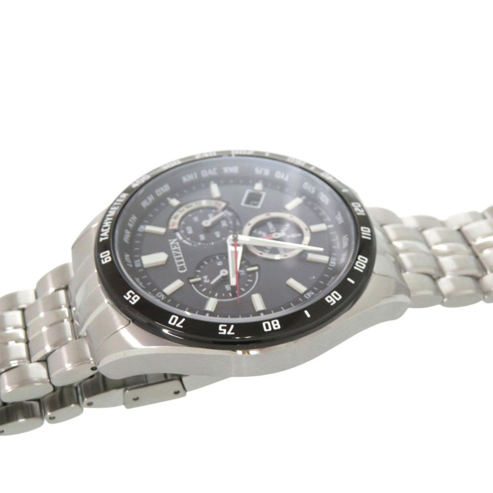 CITIZEN Collection SS Black Solar Watch Black Dial 0754 E660-S119936 Radio-Controlled Eco-Drive