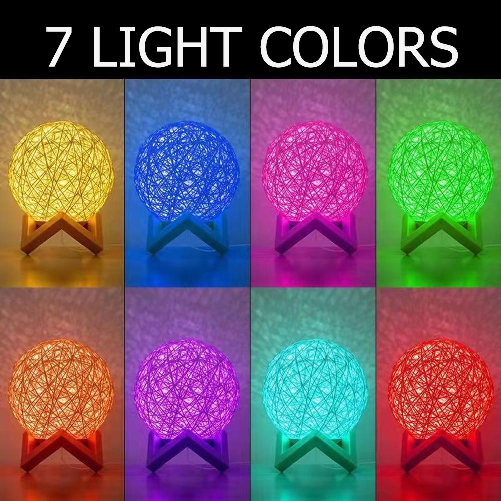 Nordic Wooden Night Lights USB Projection Projector Night Light Romantic Bedside Lamp Intelligent Voice for Bedroom Living Room