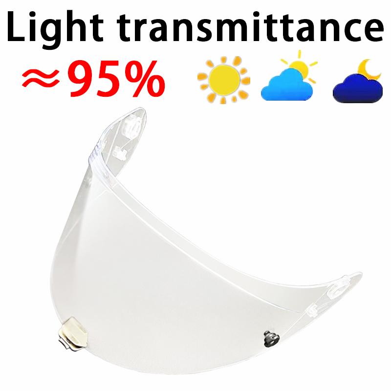 Rpha11 Helmet Visor Face Shield for HJC HJ26 Rpha 70 St Dustproof Windproof Sunscreen Shield Electroplated Visor Film Anti Fog