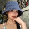 Grid Bucket Hat With Lightweight Material And Sunshade For Travel