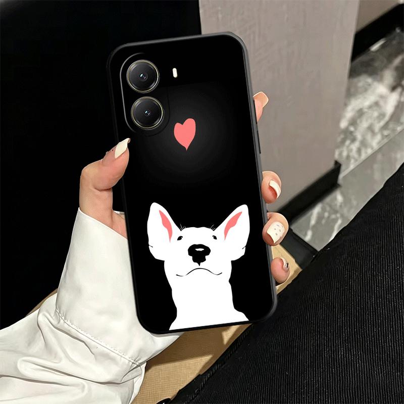 Bull Terrier Dog Cute Puppies Soft Phone Case for Xiaomi Poco X5 X6 X7 X8 Pro Max X3 F7 F8 Ultra M8 M7 M6 M5 Redmi 15 15C 14C 13