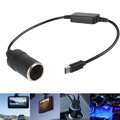 Adattatore Convertitore USB 5V a 12V 1 pz Accendisigari Presa Accendisigari Tipo C Maschio a Femmina Accessori Elettronica Auto