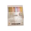 Double Headed Fluorescent Highlighter Pen 10/15Color Double Tip Marker Pen for Scrapbooking Journal Planner Card Making