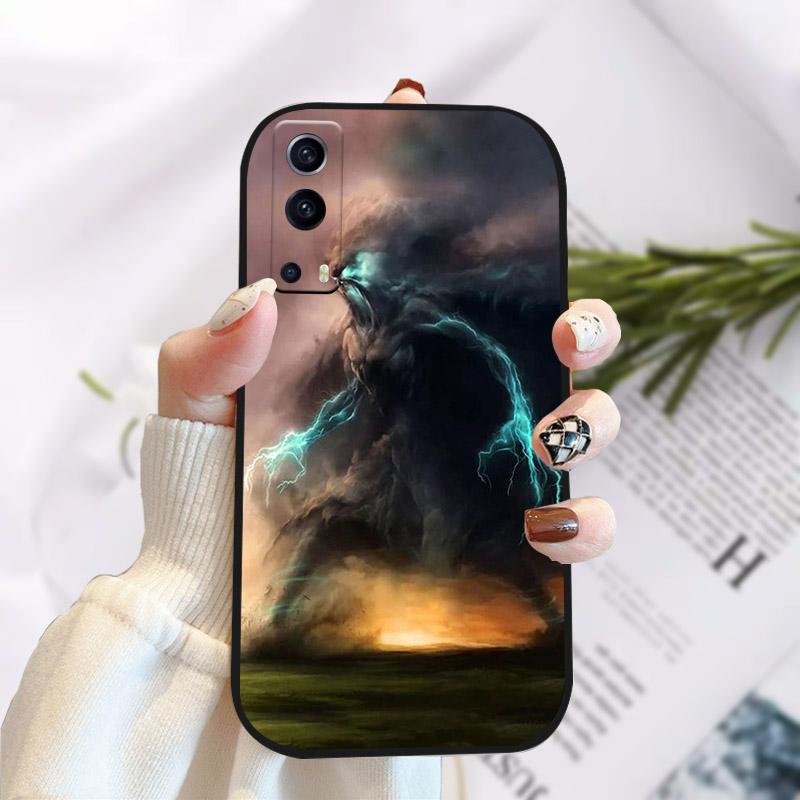 For Vivo Y72 Y52 5G Case Cover Stylish Painted Silicone Soft TPU Phone Protective Shell For Vivo Y 72 52 5G Shockproof Bumper