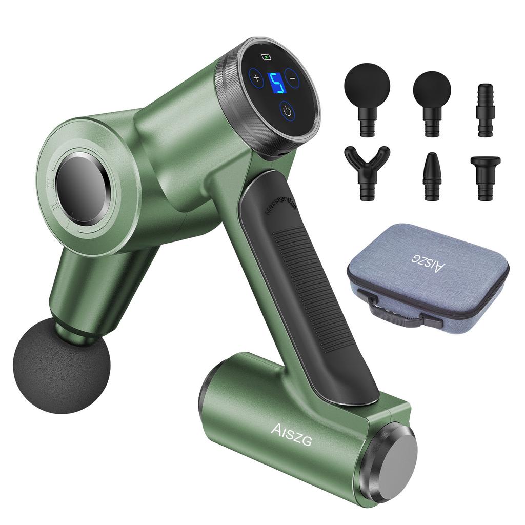 New Multi-gear Handheld Massage Gun Electric Percussion Massager Body Relaxer Professional Physical Fitness Device Relax Muscle