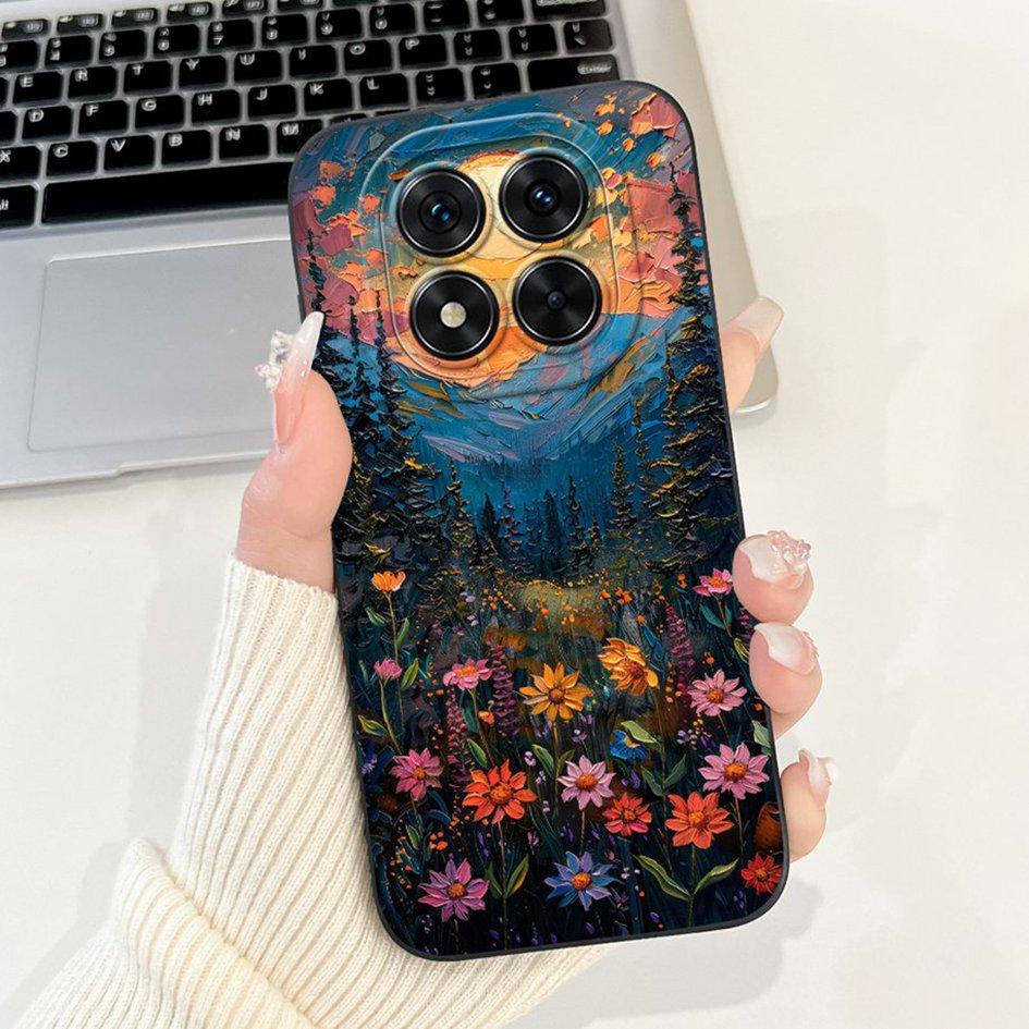 For Xiaomi Redmi Note 14 Pro 5G Case Fashion Painted Soft Silicone Back Cover on Xiaomi Redmi Note 14 Pro Plus Note14 Pro+ Shell