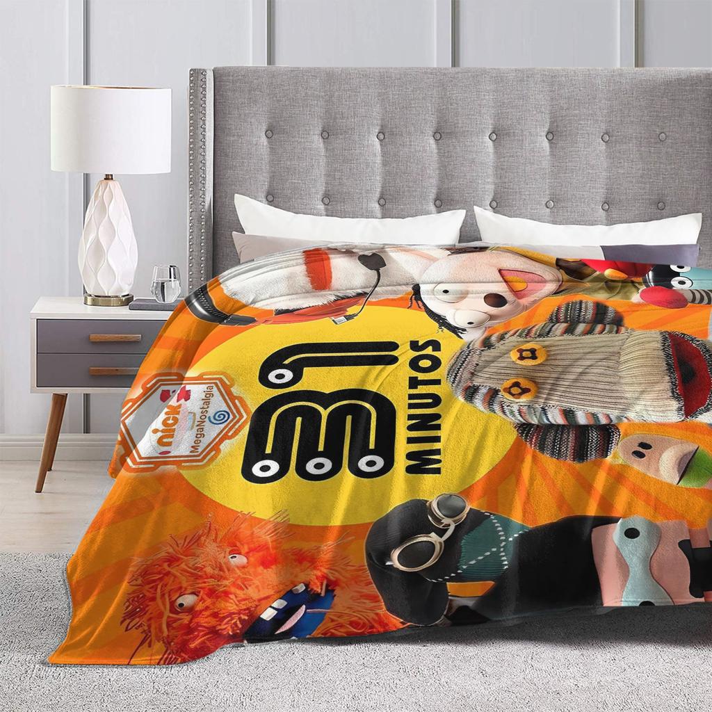 31 Minutos Soft Blanket Kids Plush Throw Blanket Graphic Couch Chair Flannel Bedspread Sofa Bed Cover