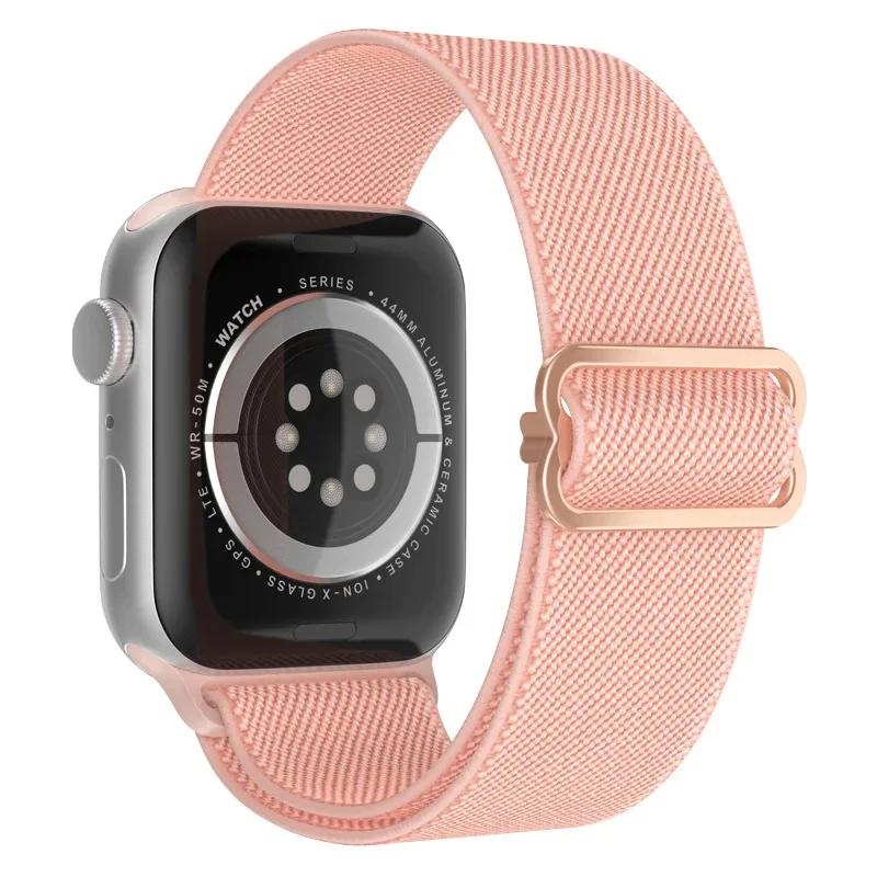 Elastyczny Nylonowy Pasek do Apple Watch ultra 2 49mm Seria 9/8/7 41mm 45mm38/42-40mm/44mm Boho Bransoletka iWatch 6 5 4 3 Se Pasek