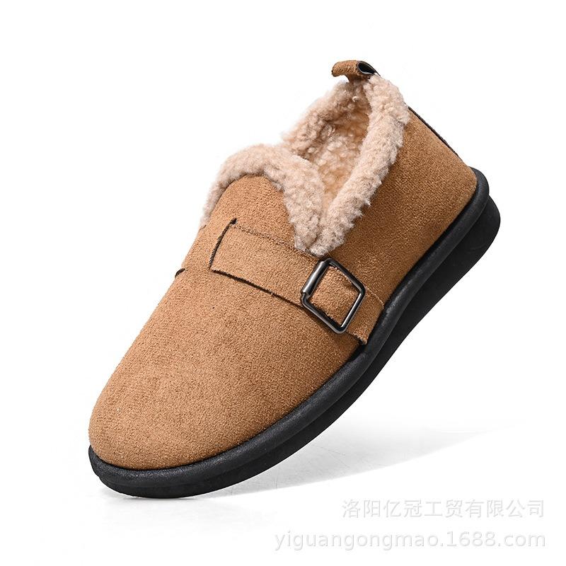 Winter cotton shoes women's middle-aged mother shoes old Beijing non-slip wear-resistant fashion casual women's shoes flower decoration