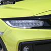 For Honda Civic 10th 2016- 19  TPU Car Headlight Film Protective Sticker Lamp Hoods Transparent Smoke Black Accessories
