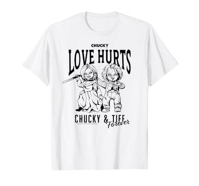 Chucky & Tiff Forever Love Hearts T-Shirt