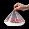 100/200/300/500pcs Saran Wrap Disposable Food Cover Food Grade Fruit Vegetable Storage Bag Elastic Kitchen Fresh Keeping Bag