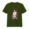 T-shirt Whitney Houston Iconica Foto Stampa Wanna Dance Stile Retro Moda vintage Lavata Alla Moda uomo Comoda