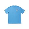 Li Ning Reignite Series Sternenmuster Rundhals Casual Kurzarm T-Shirt Unisex T-Shirts Ölfarben-Blau AHSU245-3