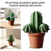 3D Printed Artificial Plant Desktop Decoration - Creative Ornament for Home Shelf