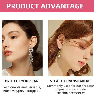 10-500 Patches Nude/Transparent Earlobe Support Stickers For Prevent Stretched Or Torn Protective Relieve Strain Daily Wear