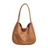 Large-capacity Soft Leather Bag Women's New Foreign-style Texture Shoulder Underarm Bag Tote Bag Women's Bag