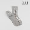 [3PACK] ELLE Tactel Flower Long Socks Mixed Colors