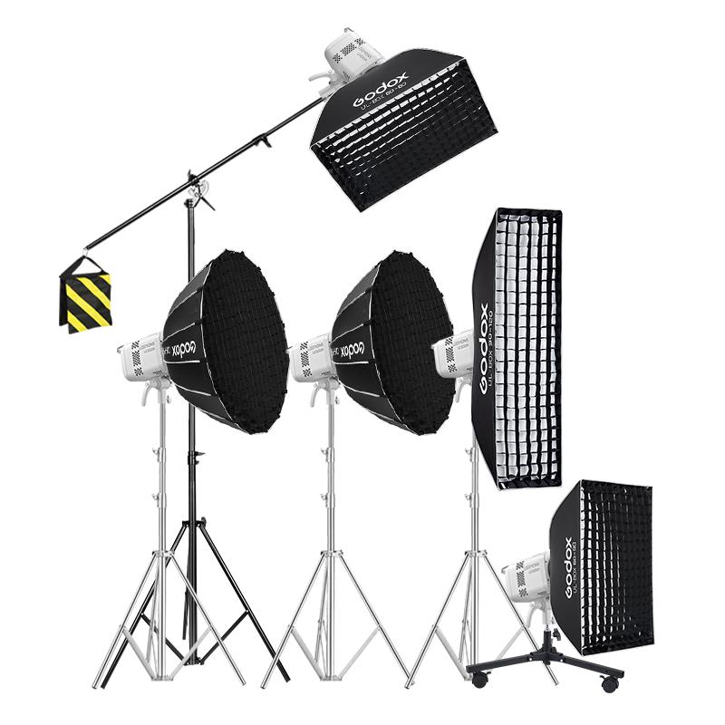Godox LE200Bi / LE300Bi Bi-Color LED Video Light Kit