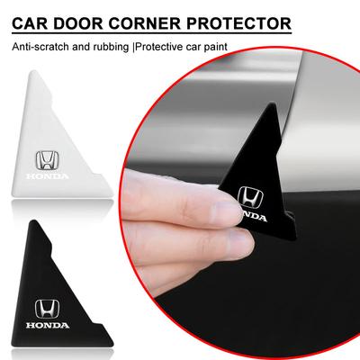 2Pcs Car Door Corner Silicone Protective Anti-Collision Cover for Accord Odyssey Civic CRV Inspire Envix Crider City Jade HRV Vezel Fit Jazz