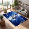hertha bsc FC Soccer Football Pattern Soft Area Rug Non Slip Indoor Floor Carpet Sports Decor Mat for Bedroom