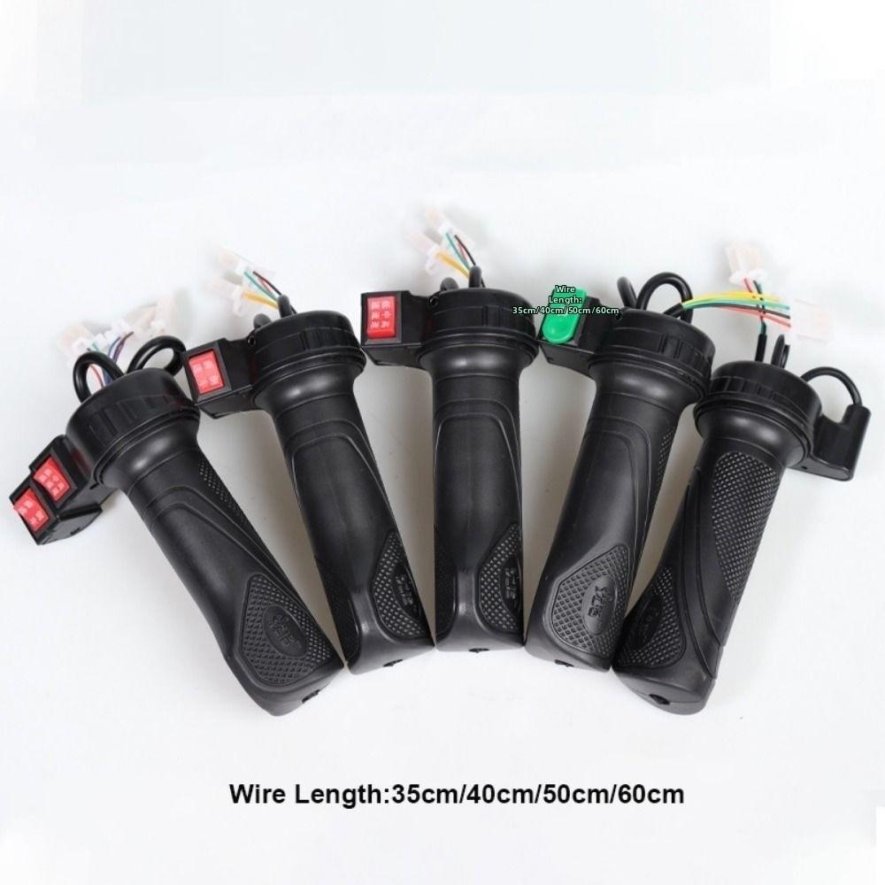 Black Electric Vehicle Handlebar Multistyles E-Bike Twist Throttle Reverse Switch Accessories