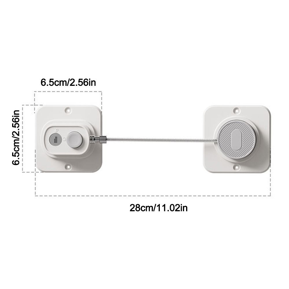 Anti-pinch Hand Safety Lock No Drilling Adjustable Cabinet Lock Unisex Protection Window Digital Password Lock for Home
