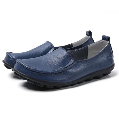 Damen Ballerinas Echtes Leder Mode Schuhe Damenschuh Mokassins Schuhe Damen Slipper Flache Schuhe Weich Übergröße Tenis Feminino
