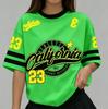 Summer Graphic Tee Men's Women's California NO.23 Print Short Sleeve T-Shirt Round Neck Jerseys Plus Size Sport T-Shirt